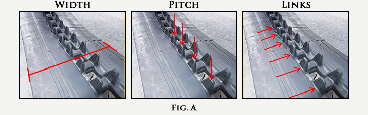 Rubber Track Width Pitch Links