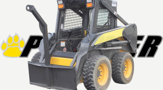 Skid Steer Loader Equipped With Boom