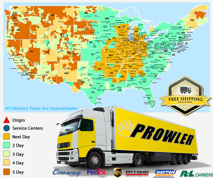 United States Freight Shipping Map