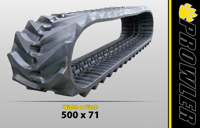 500x71 Rubber Track Tread Style