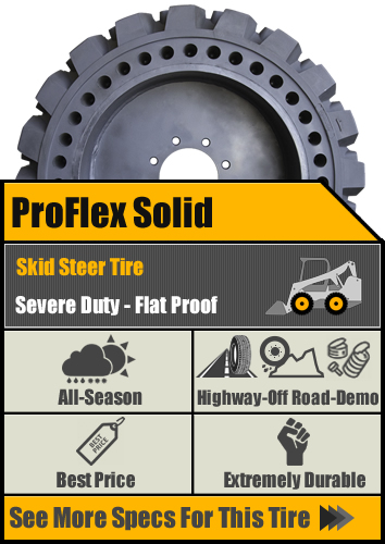 Prowler ProFlex Solid Skid Steer Tire