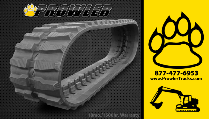 400x107 Rubber Track Tread Pattern