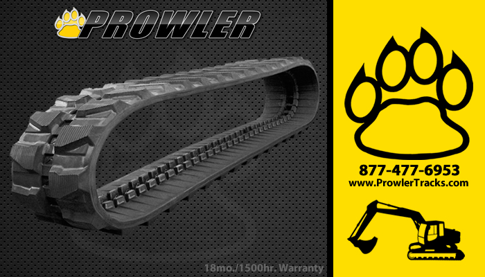 400x72.5 Rubber Track Tread Pattern