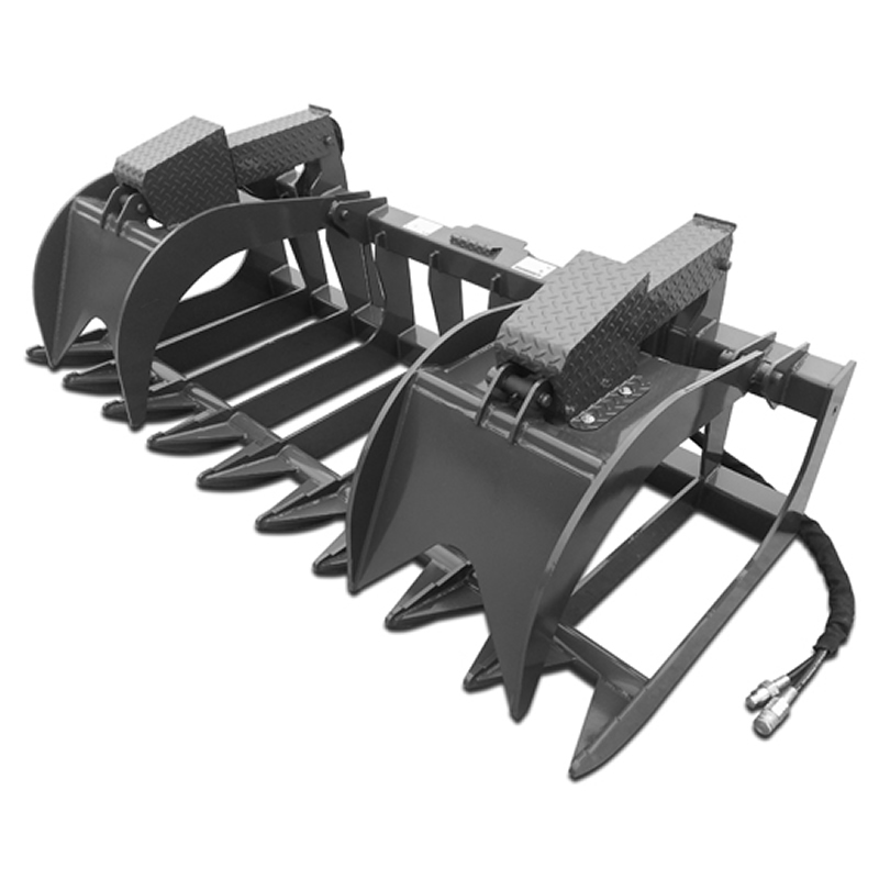 Root Grapple Skid Steer Attachment